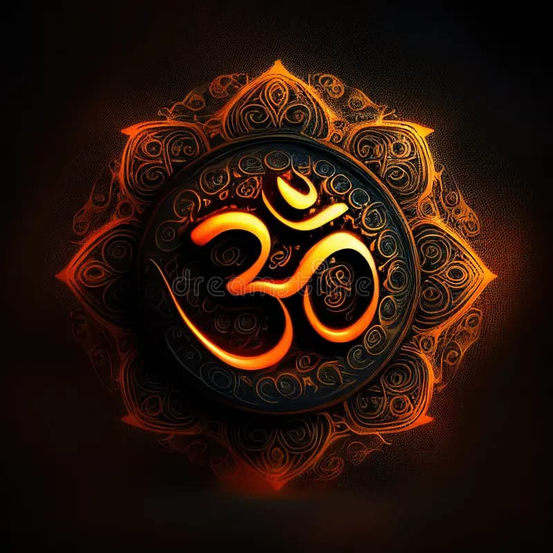 Sacred Om symbol